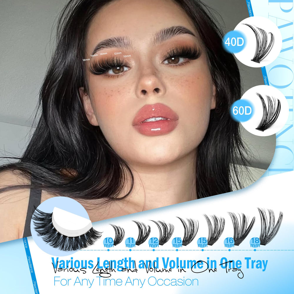 Pawotence lash applicator tweezers enable precise at-home application.