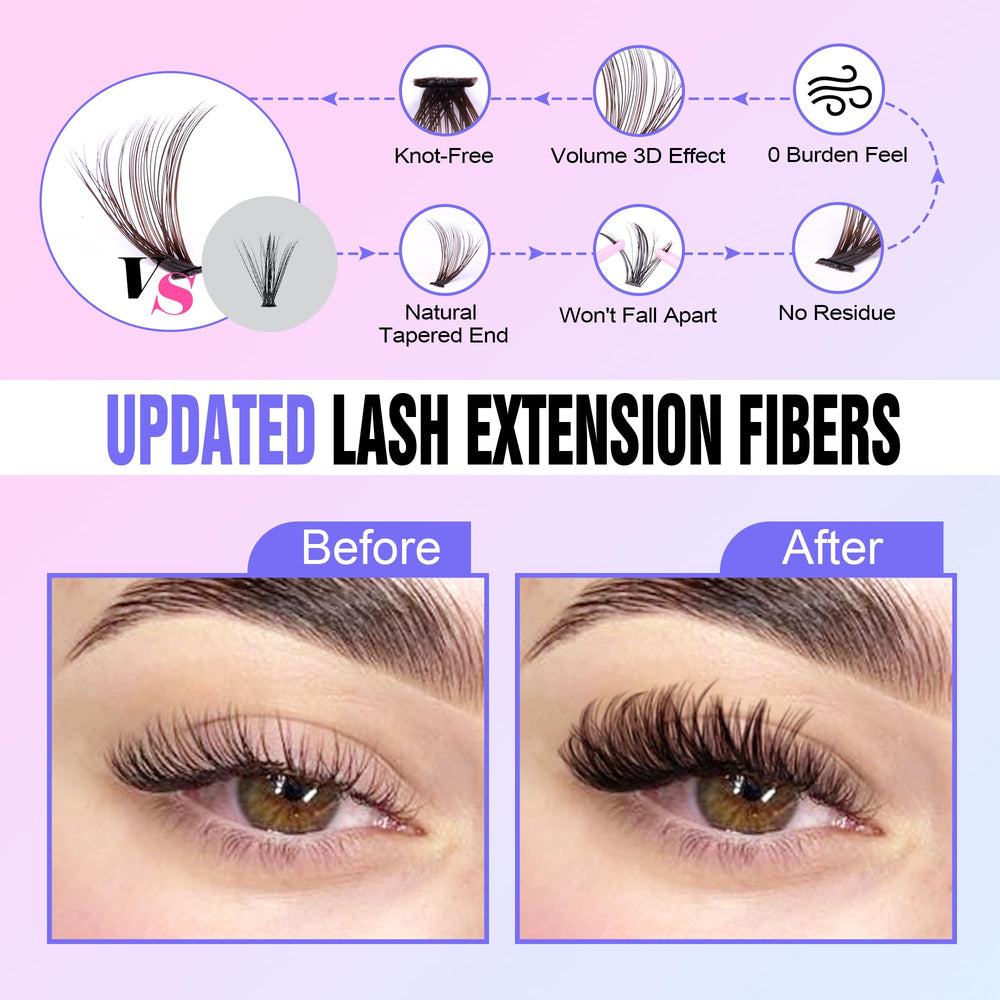 Pawotence lash applicator tweezers for precise cluster placement.