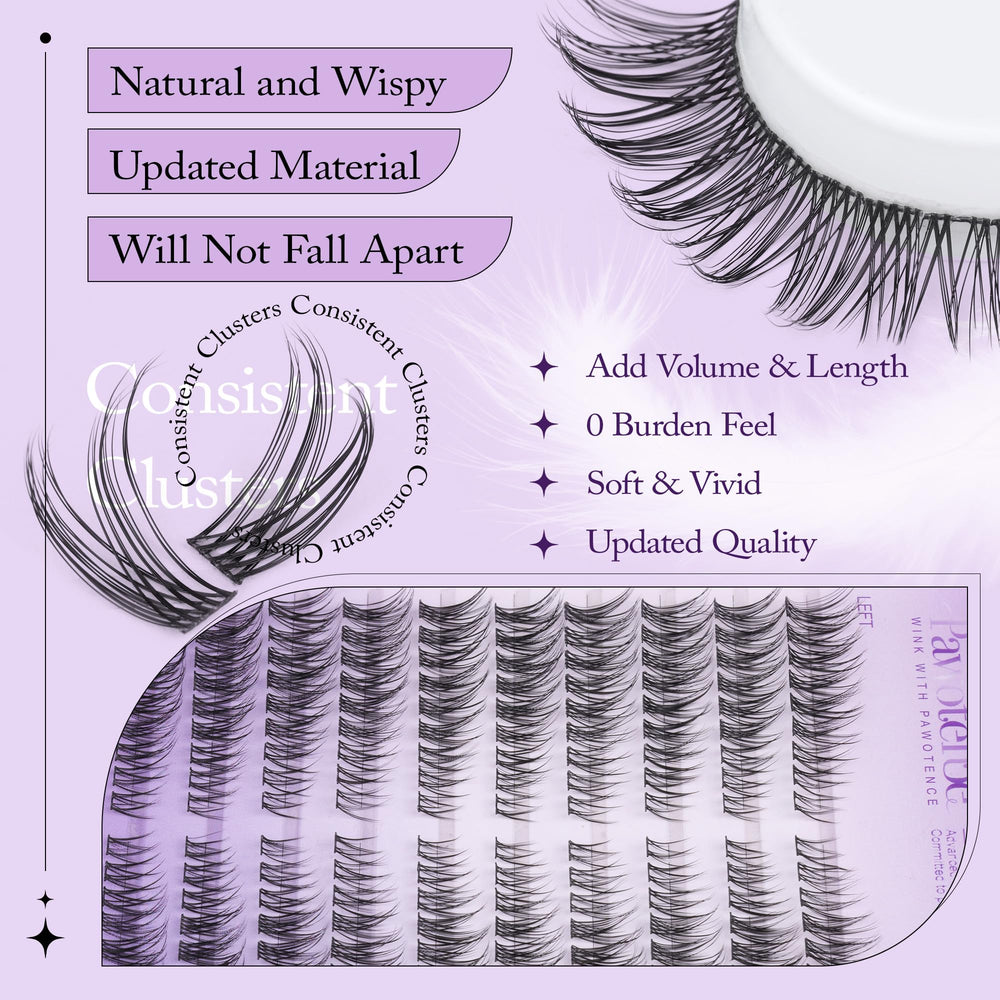 Pawotence Lash Bond and Seal keeps clusters secure with a long-lasting finish