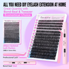Pawotence lash bond and seal for durable lash hold.