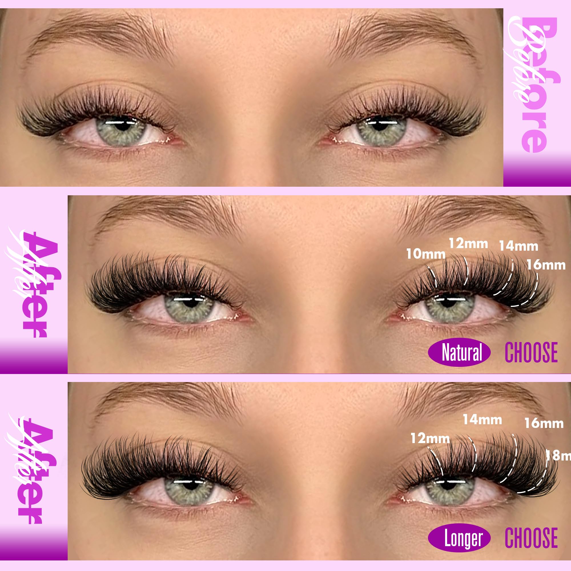 Pawotence lash clusters soft band for comfortable wear with minimal irritation.