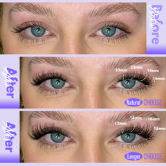 Pawotence Lash Clusters Wispy Kira 13-15mm provides dramatic yet seamless length.