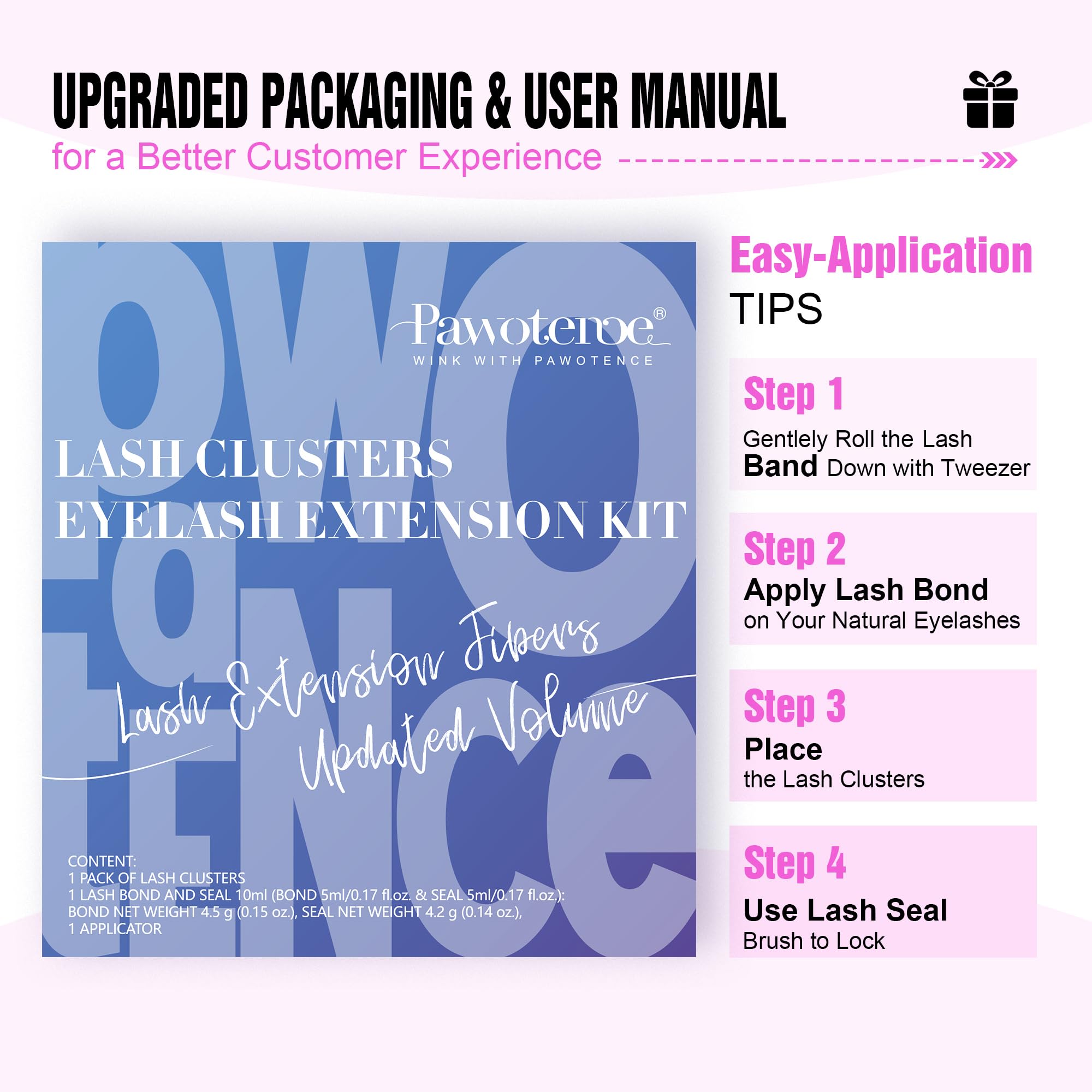 Pawotence professional brand design supports chic lash results.