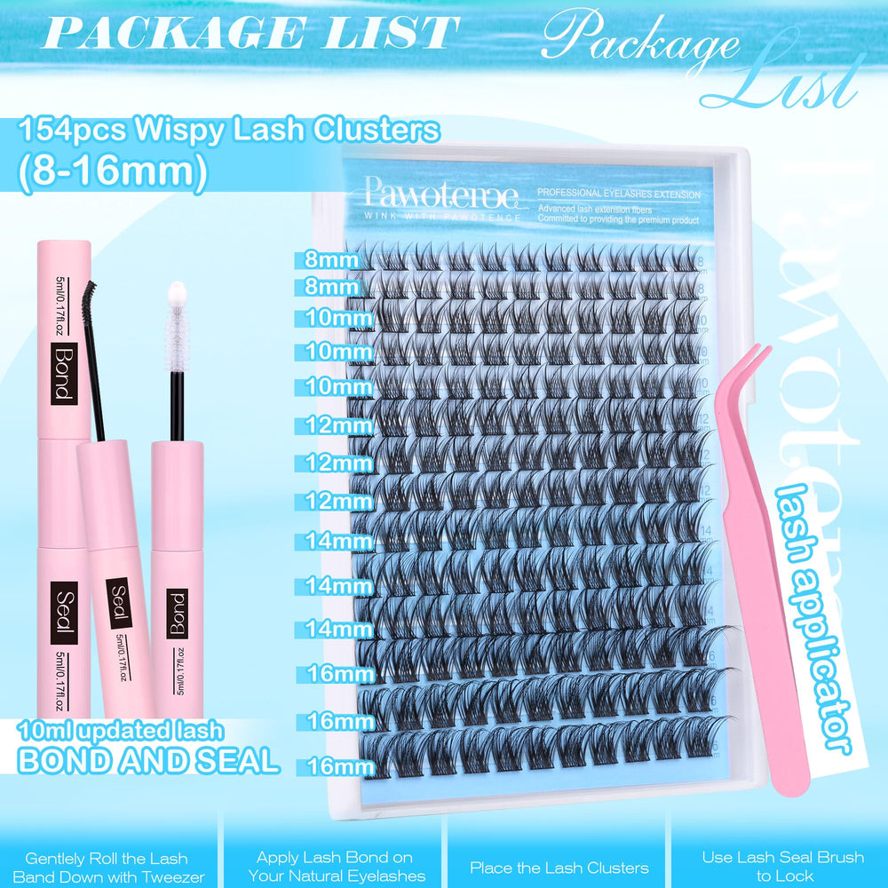Pawotence lash seal brush locks finished look.