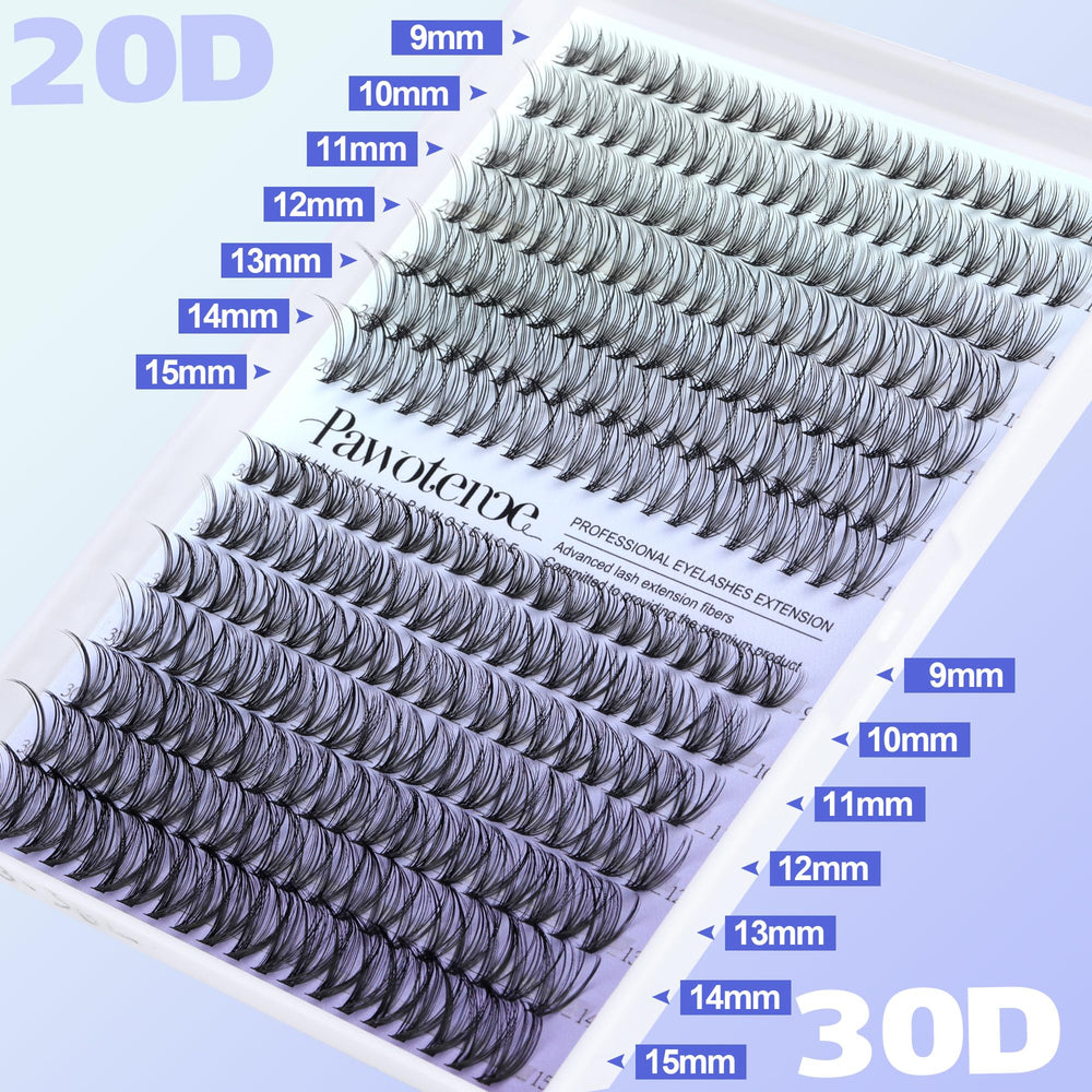 Pawotence lash seal brush for locking clusters after application