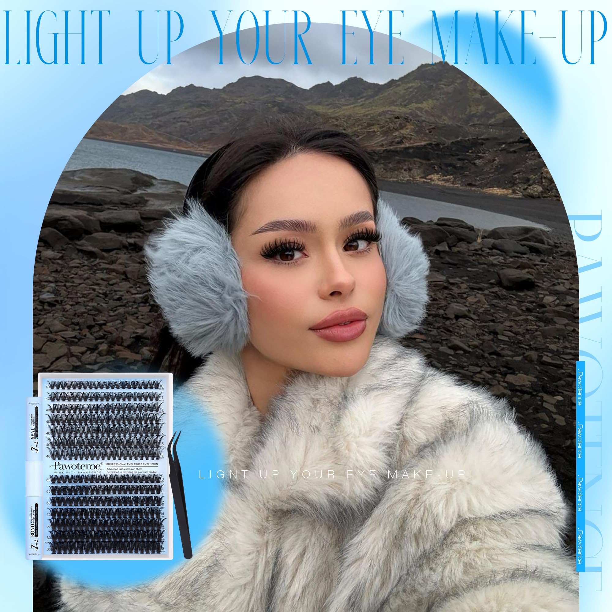 Pawotence length options 10-18mm let you customize your look.