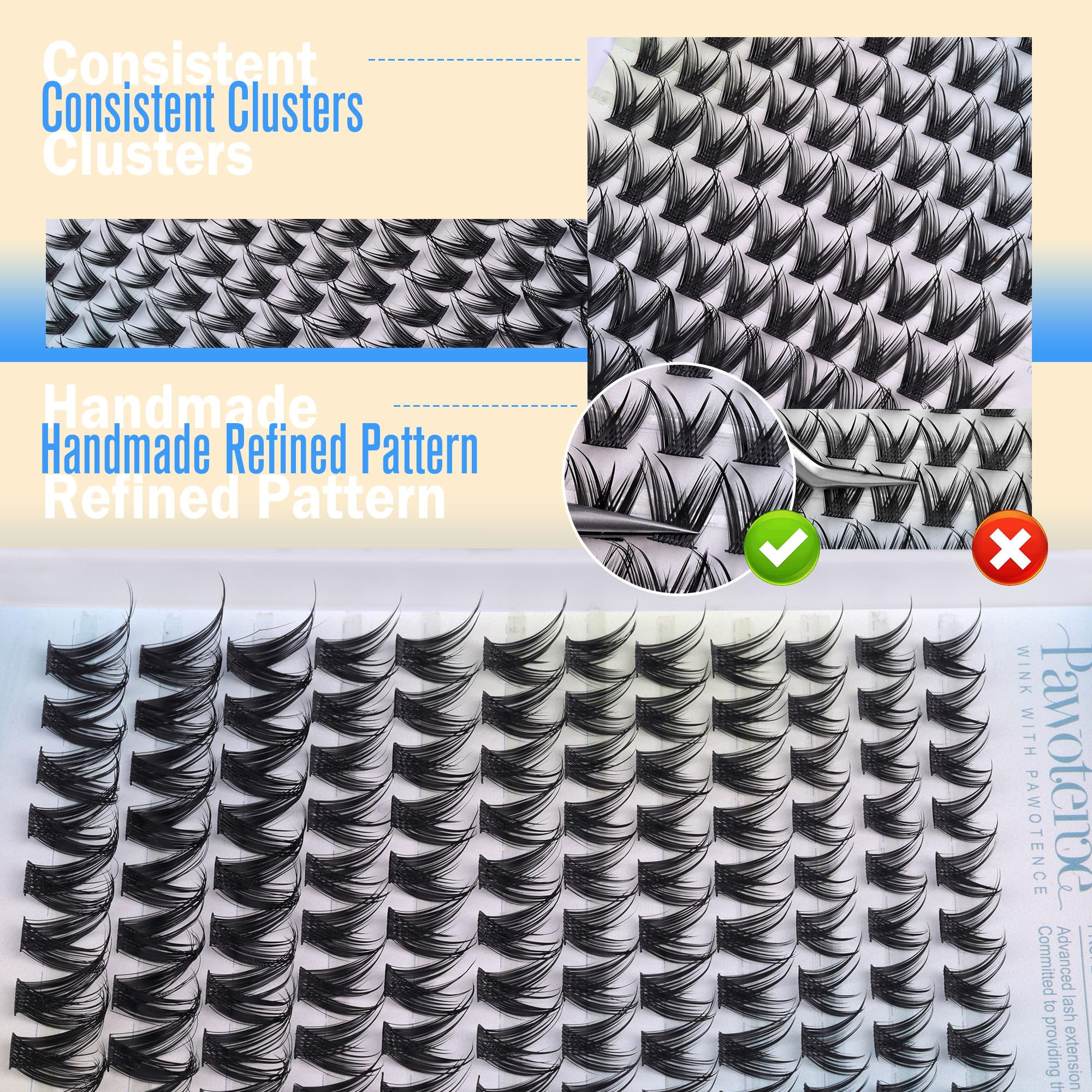 Pawotence Manga Lash Clusters DIY glamour for parties and daily wear