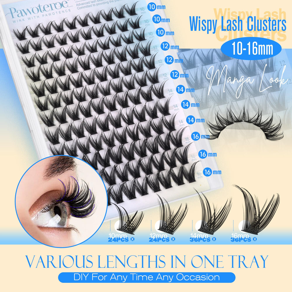 Pawotence Manga Lash Clusters soft-band design for comfortable wear