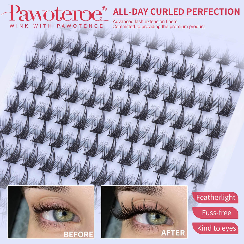 Pawotence manga-look lashes suit day-to-night transitions with effortless application.