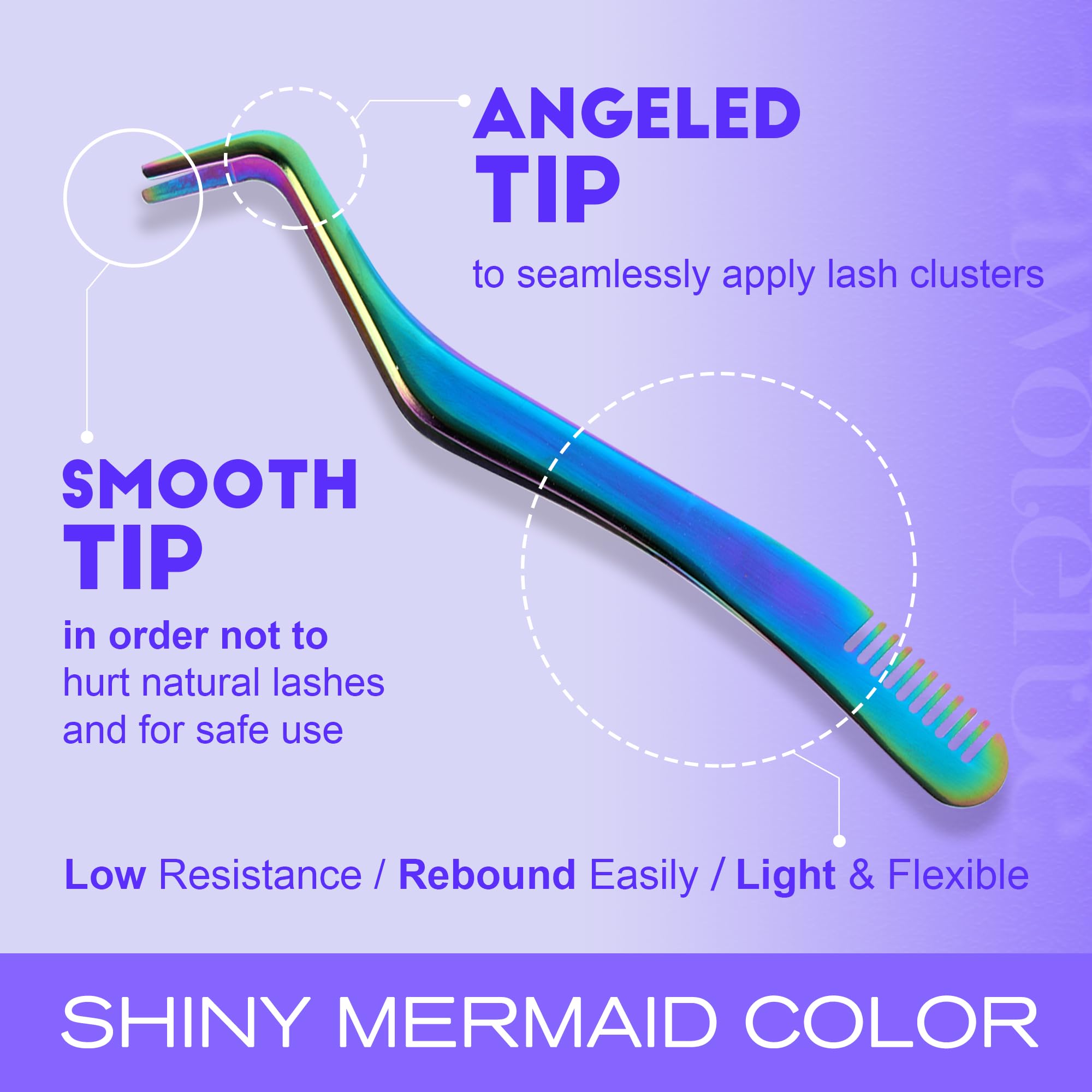 Pawotence Precision Tweezers for precise lash application