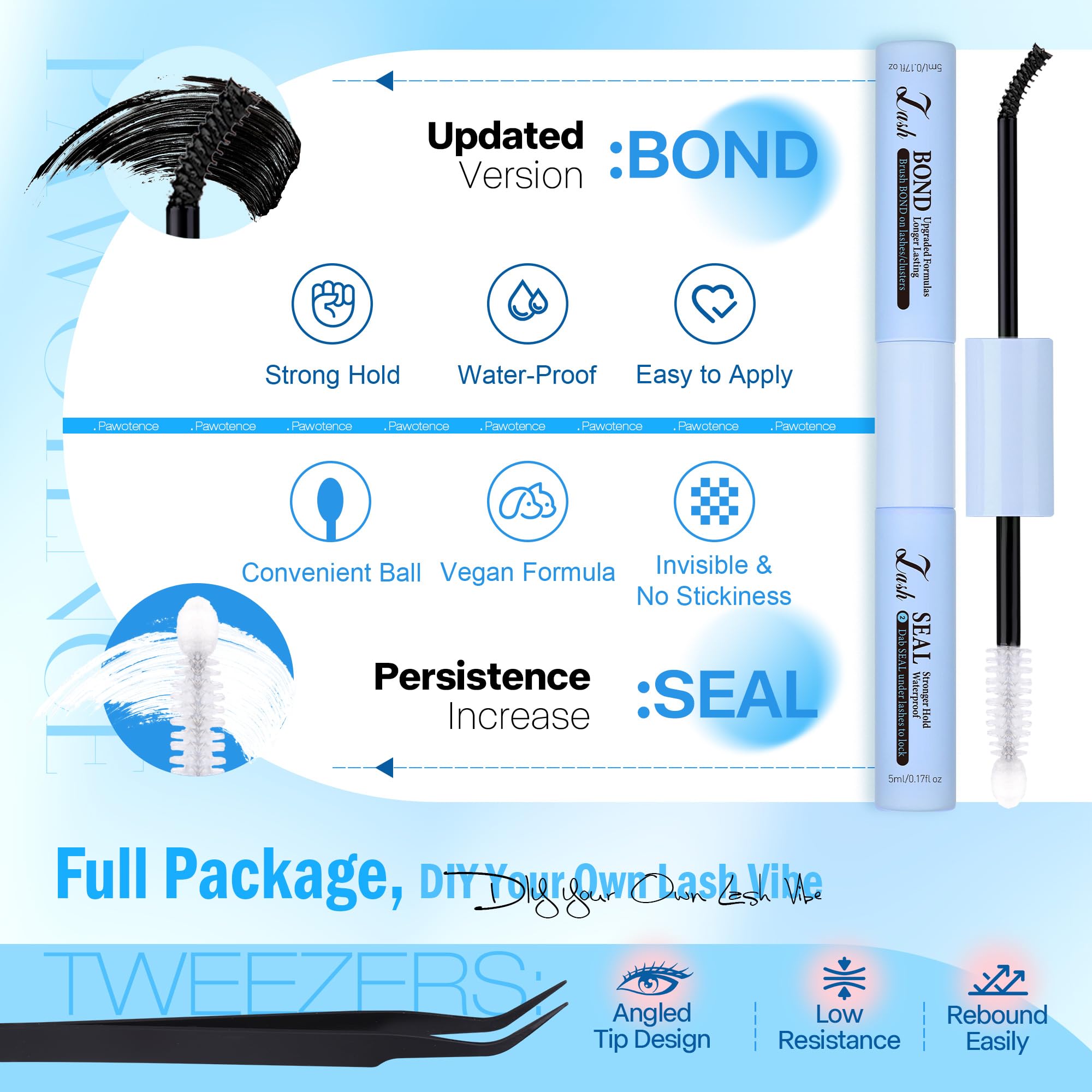 Pawotence professional-at-home kit delivers salon-inspired lashes.