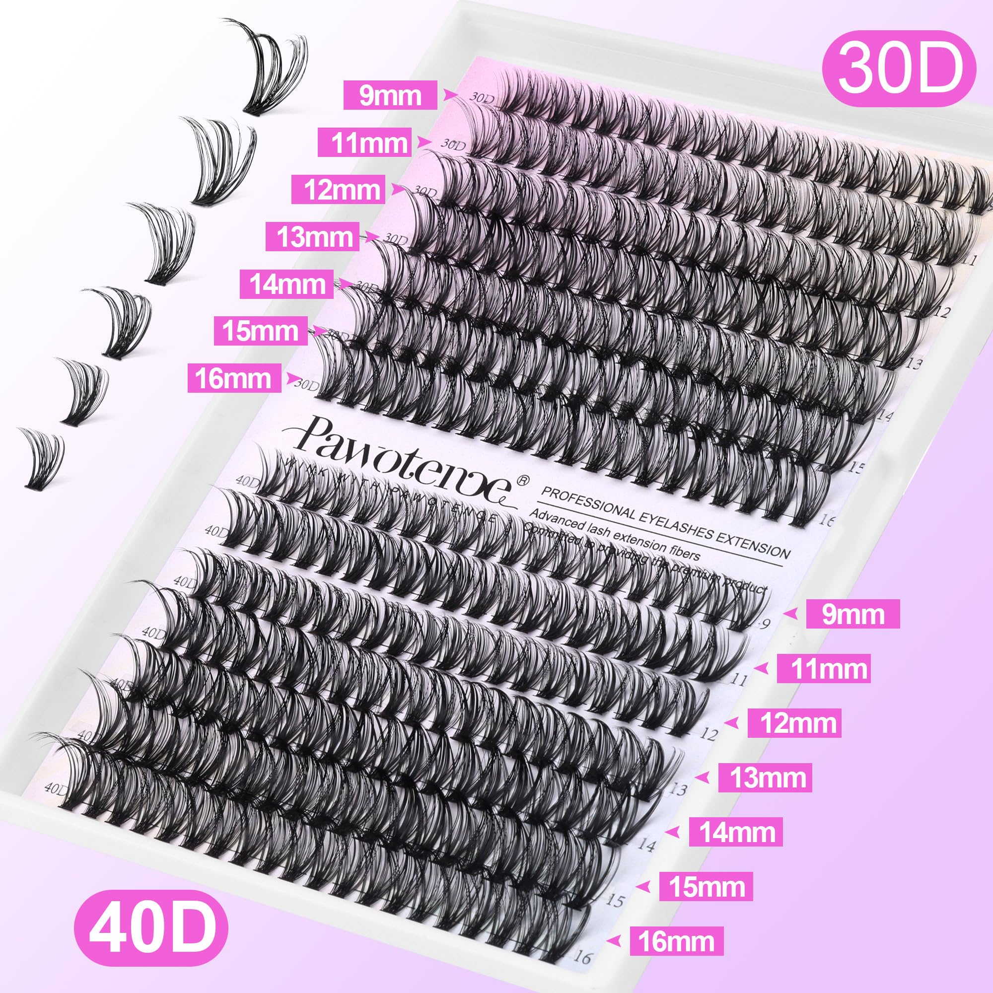 Pawotence professional-brand lashes add glamour to your routine.
