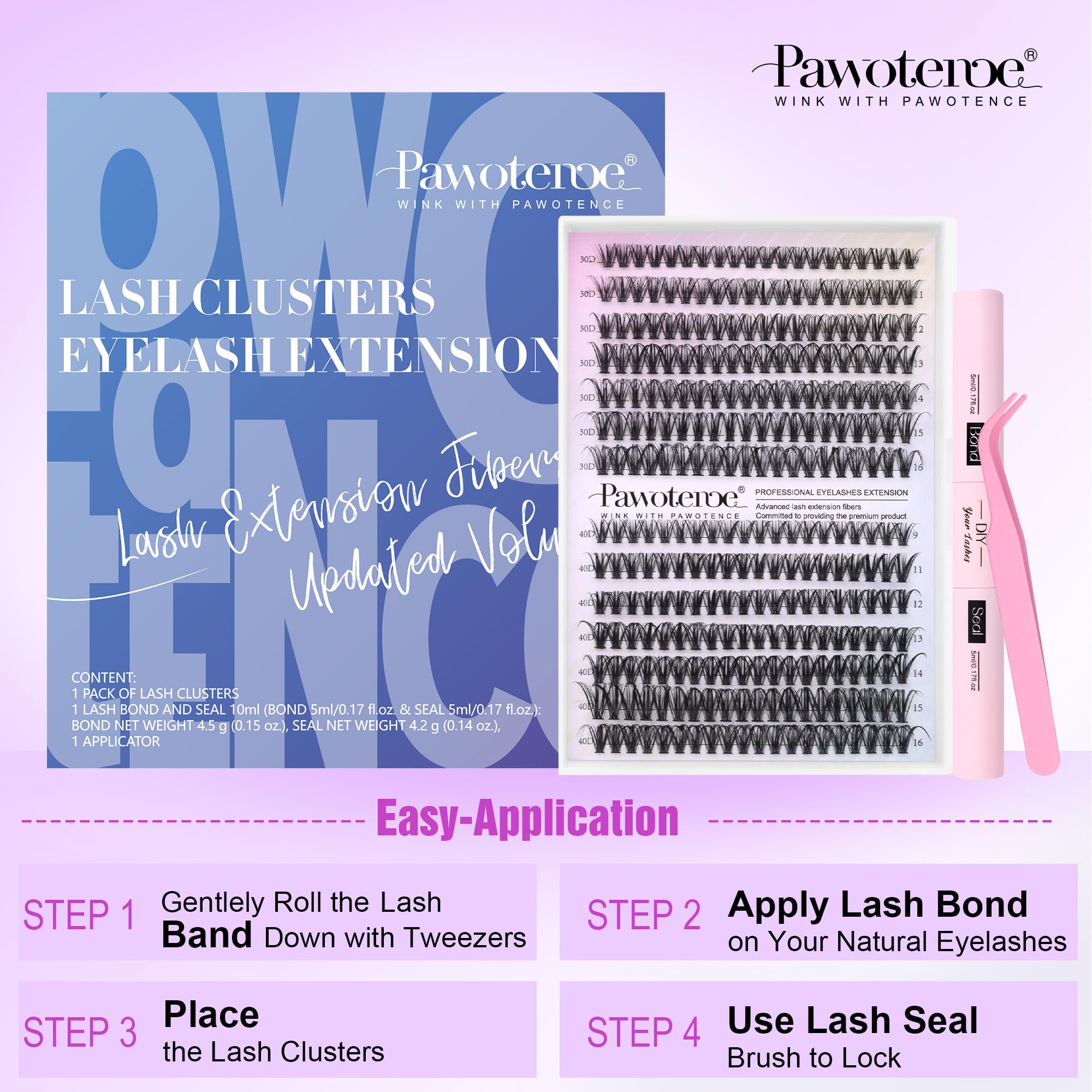 Pawotence professional designer brand offers chic lash tools
