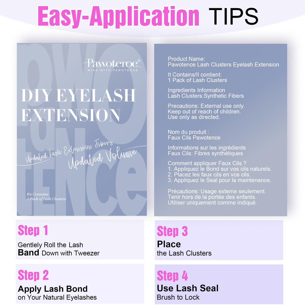 Pawotence professional eyelash extensions brand for chic, lash-enhancing looks.