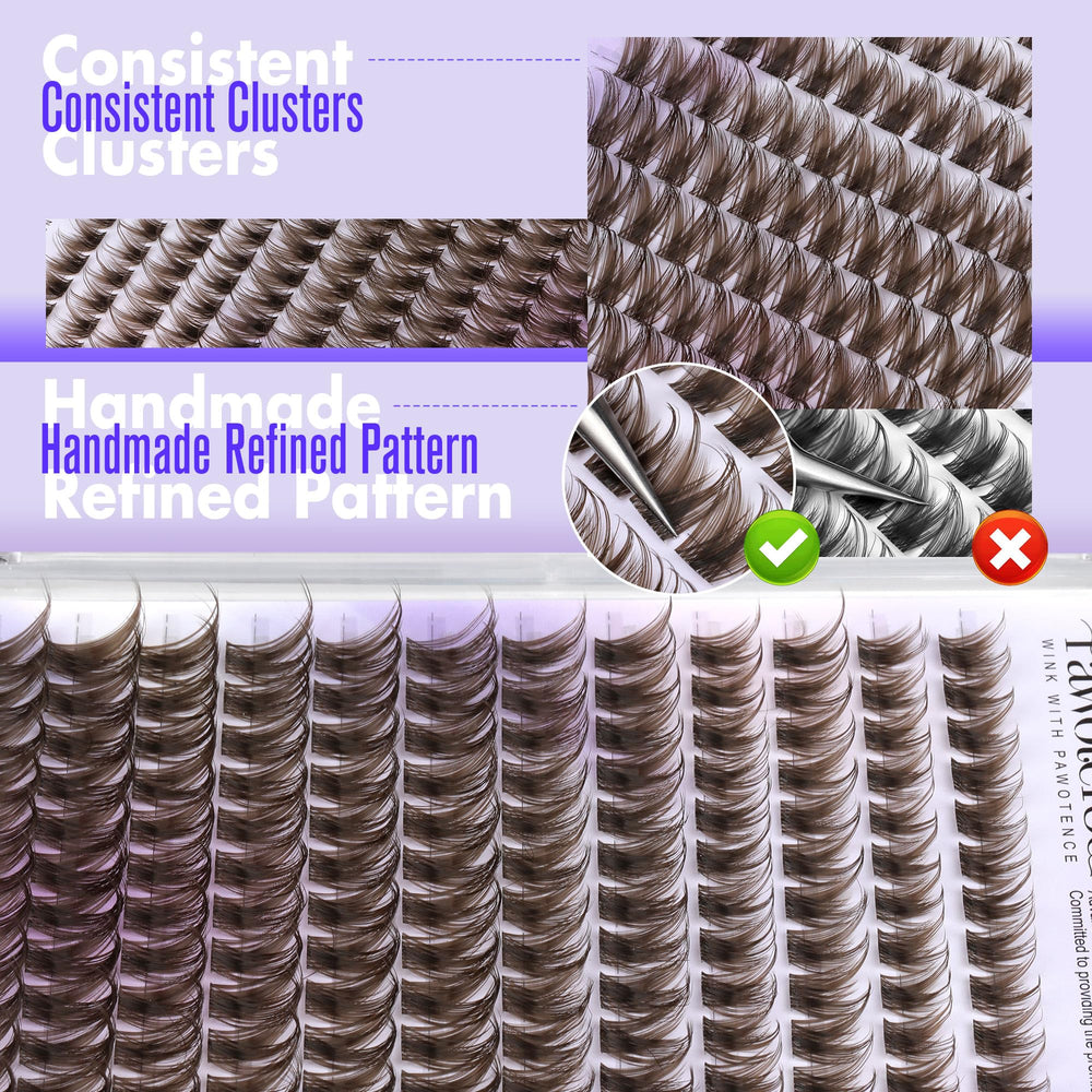 Pawotence professional-grade lash clusters deliver chic, salon-like results at home