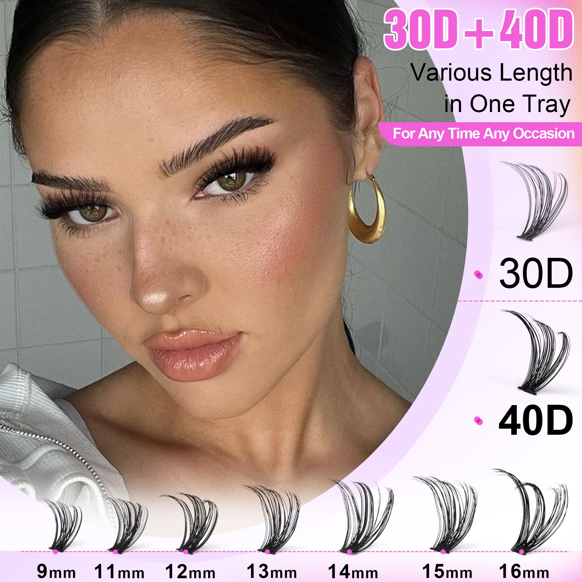 Pawotence soft durable fibers create comfortable, fuller-looking lashes.