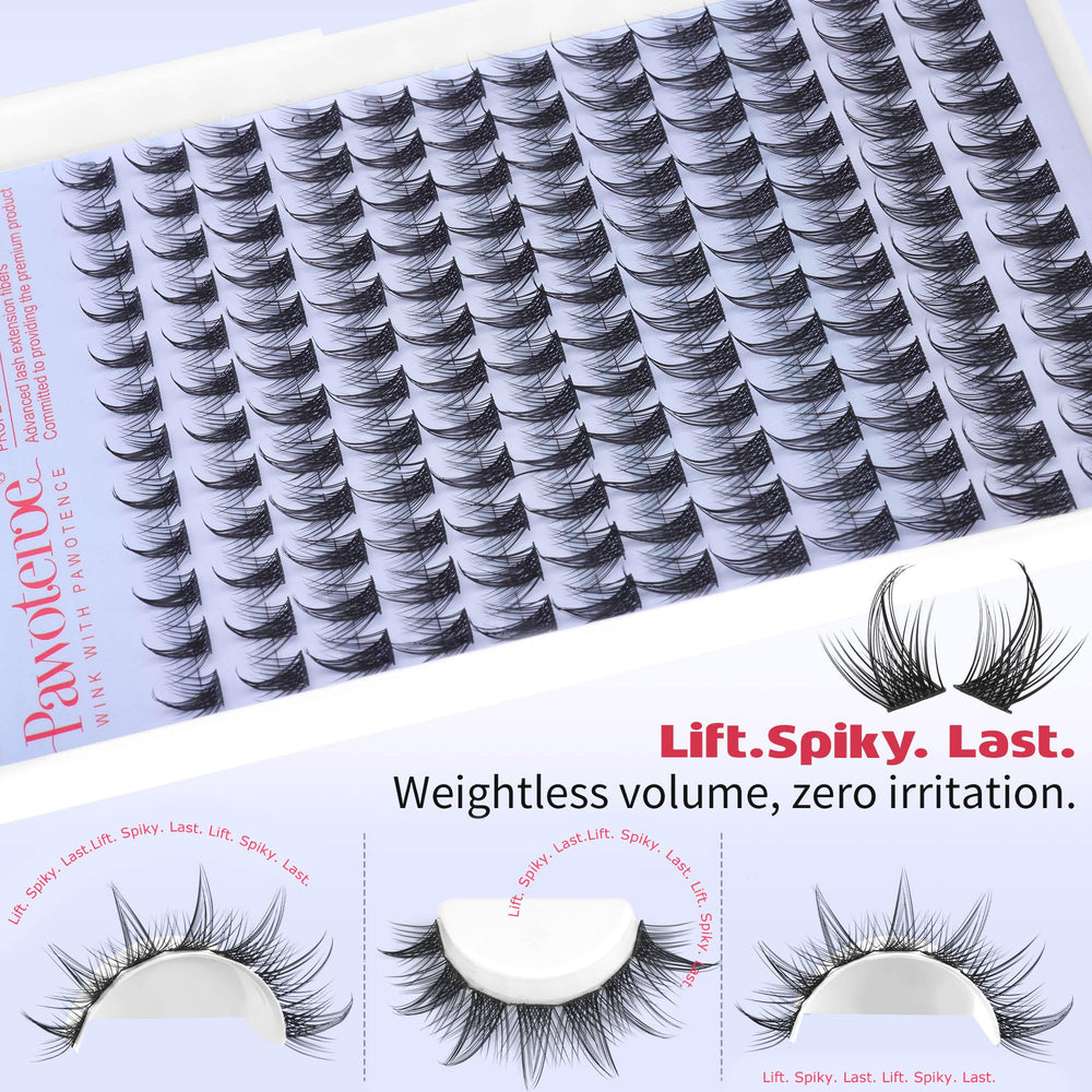 Pawotence lightweight clusters help you build subtle volume without heaviness.