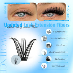 Pawotence updated cluster fibers feel soft, durable, and fuller.