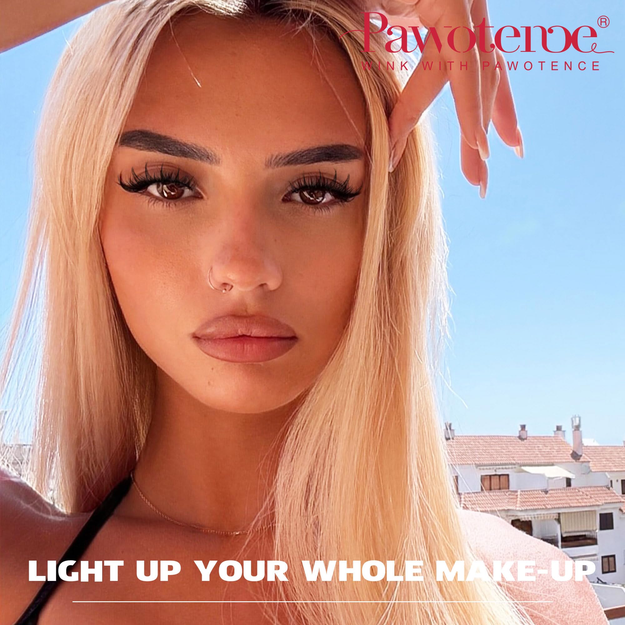 Pawotence cloud-soft band offers weightless comfort with all-day natural lash effect.