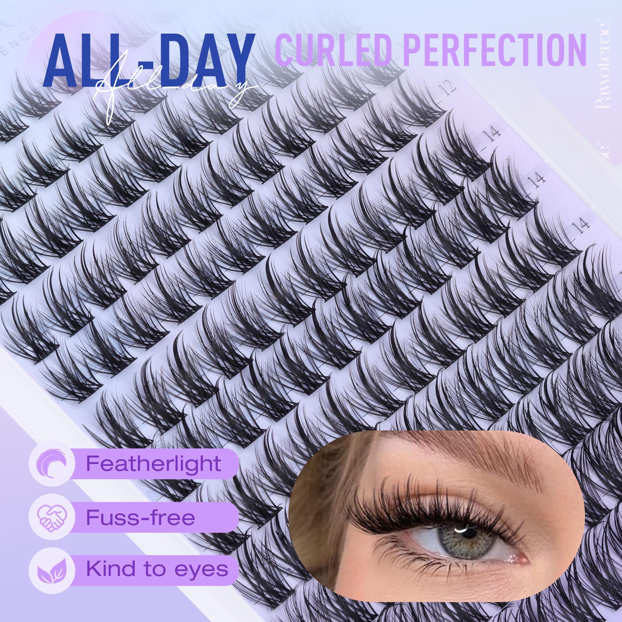 Pawotence weightless-band lashes feel barely-there with a polished finish.