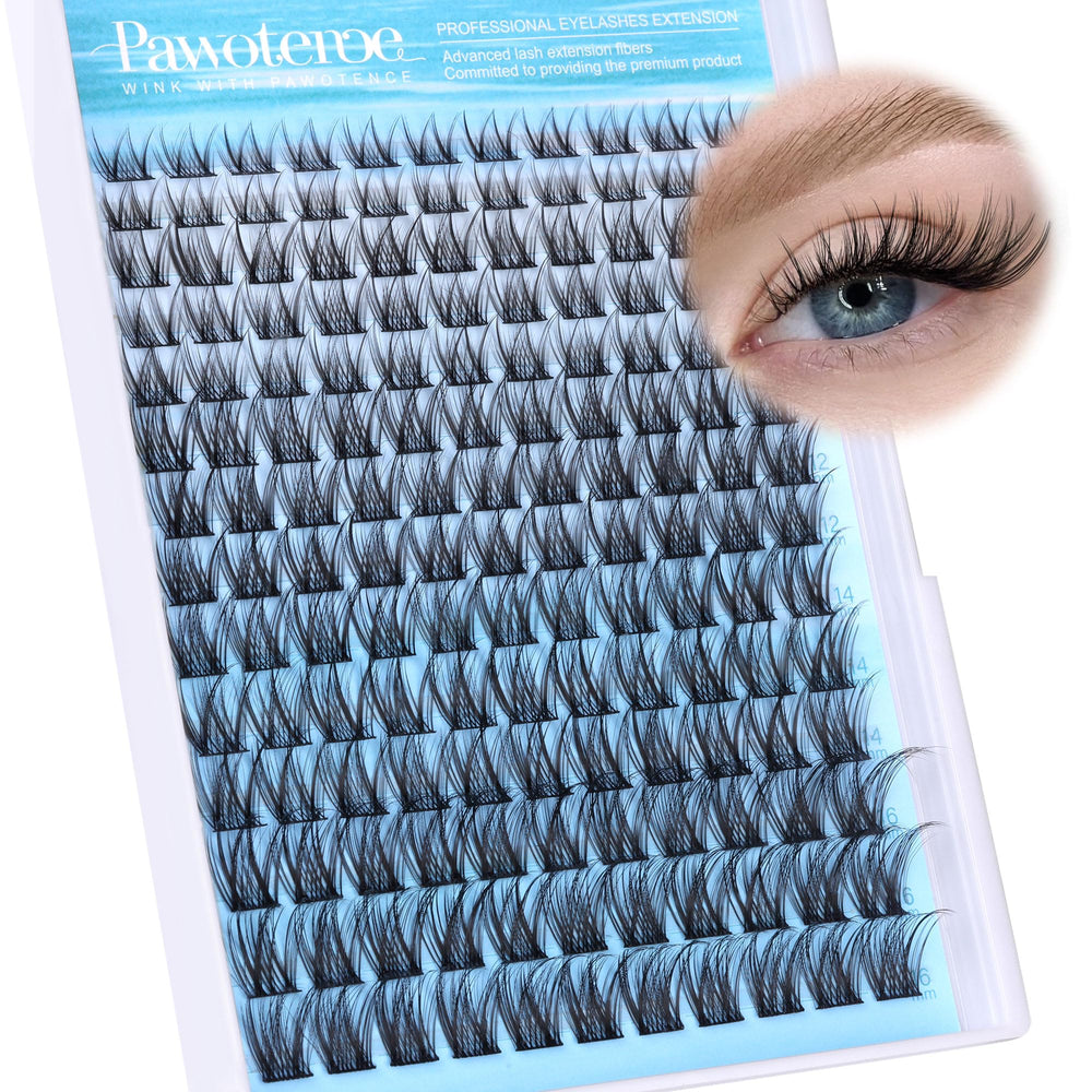 Pawotence Wispy Lash Clusters pack close-up for natural everyday lashes