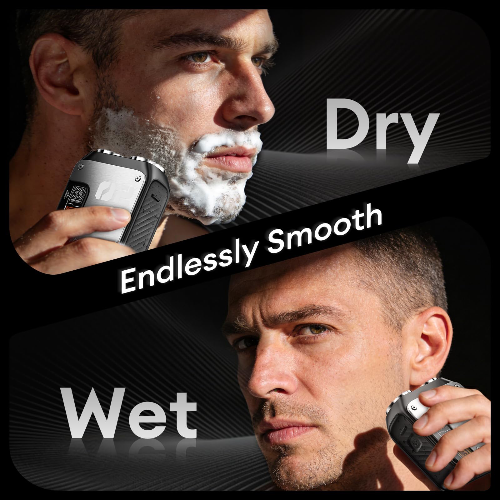 PAXA Mini Electric Shaver USB-C charging for fast power on the go