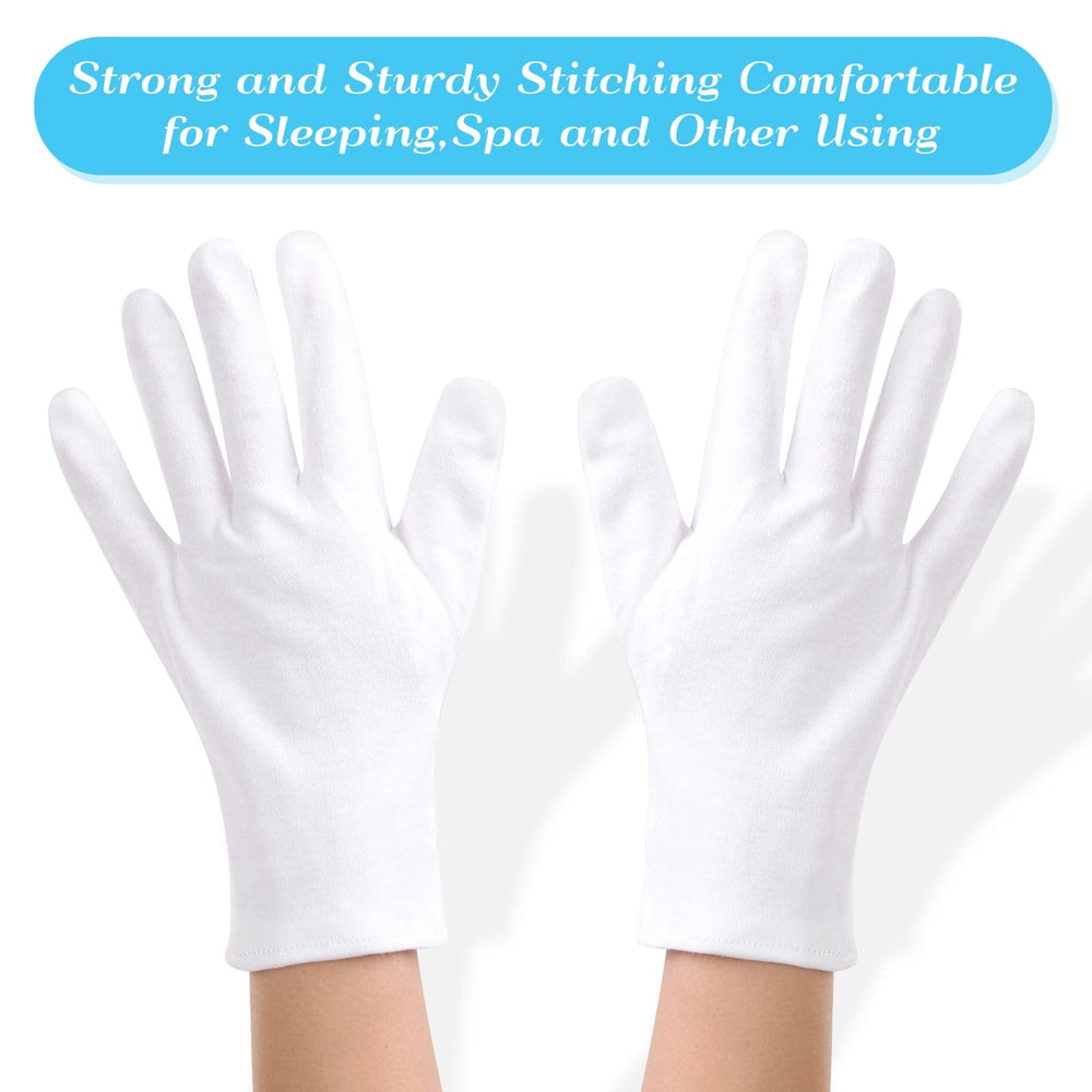 Paxcoo gloves with cotton lining ideal for jewelry inspection.