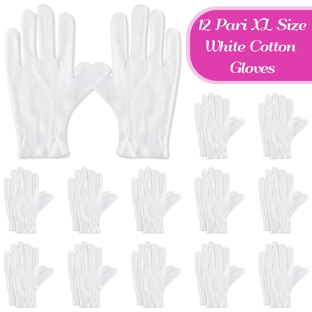 Paxcoo guantes de algodón XL para uso nocturno y humectación