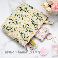 Canvas lining adds durability and easy cleaning inside the bag