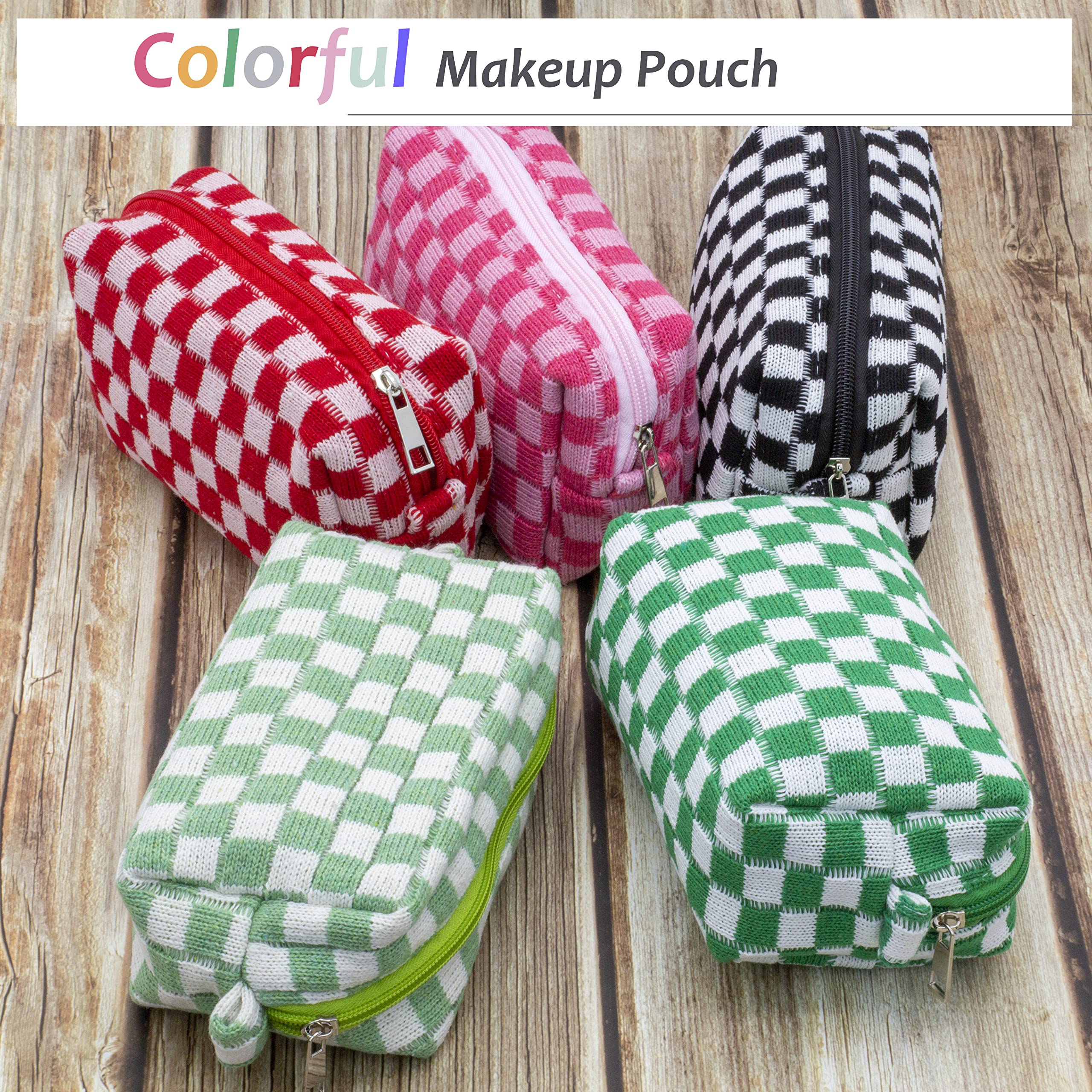 PAZIMIIK compact pouch holds brushes and cosmetics securely.