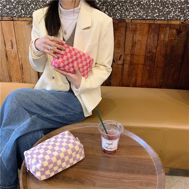 PAZIMIIK colorful 6-pack makeup bags are travel-friendly and versatile.