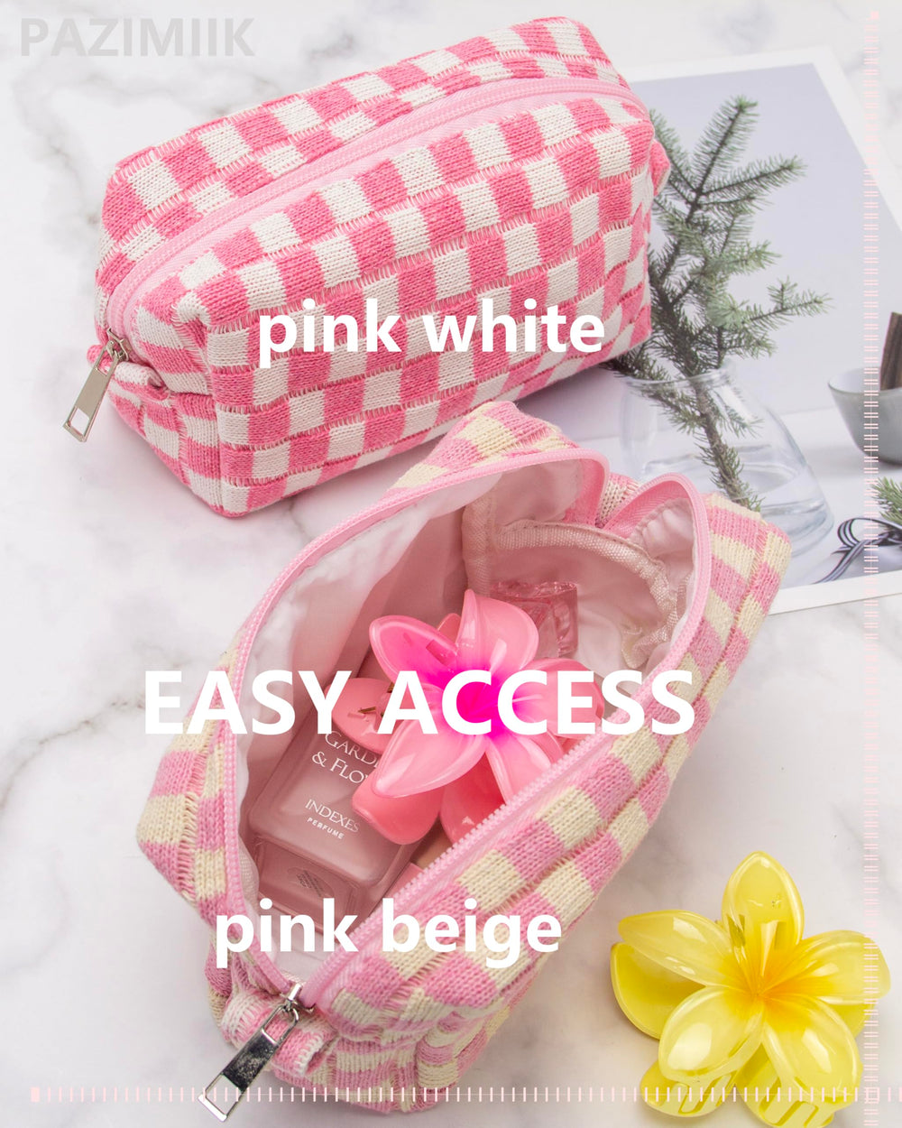 PAZIMIIK lightweight bag is easy to carry in purses and backpacks.