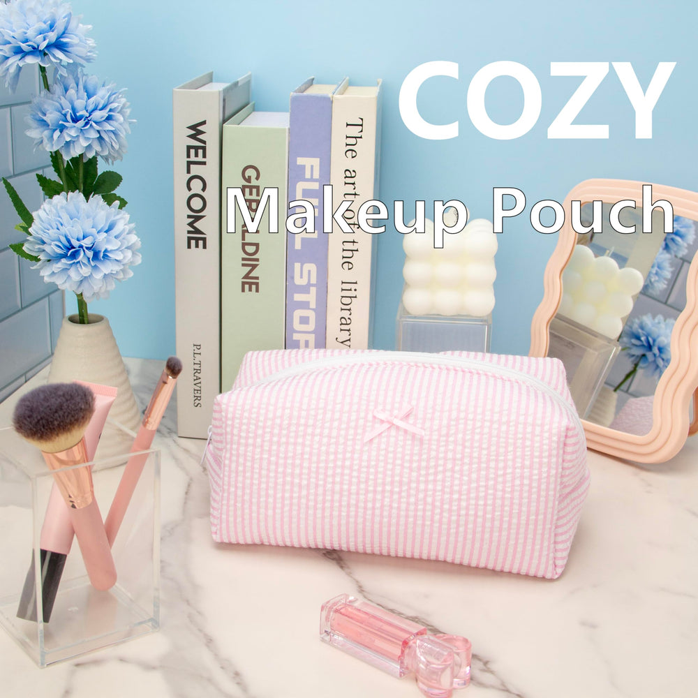 PAZIMIIK multiuse skincare and toiletries pouch for travel and home.