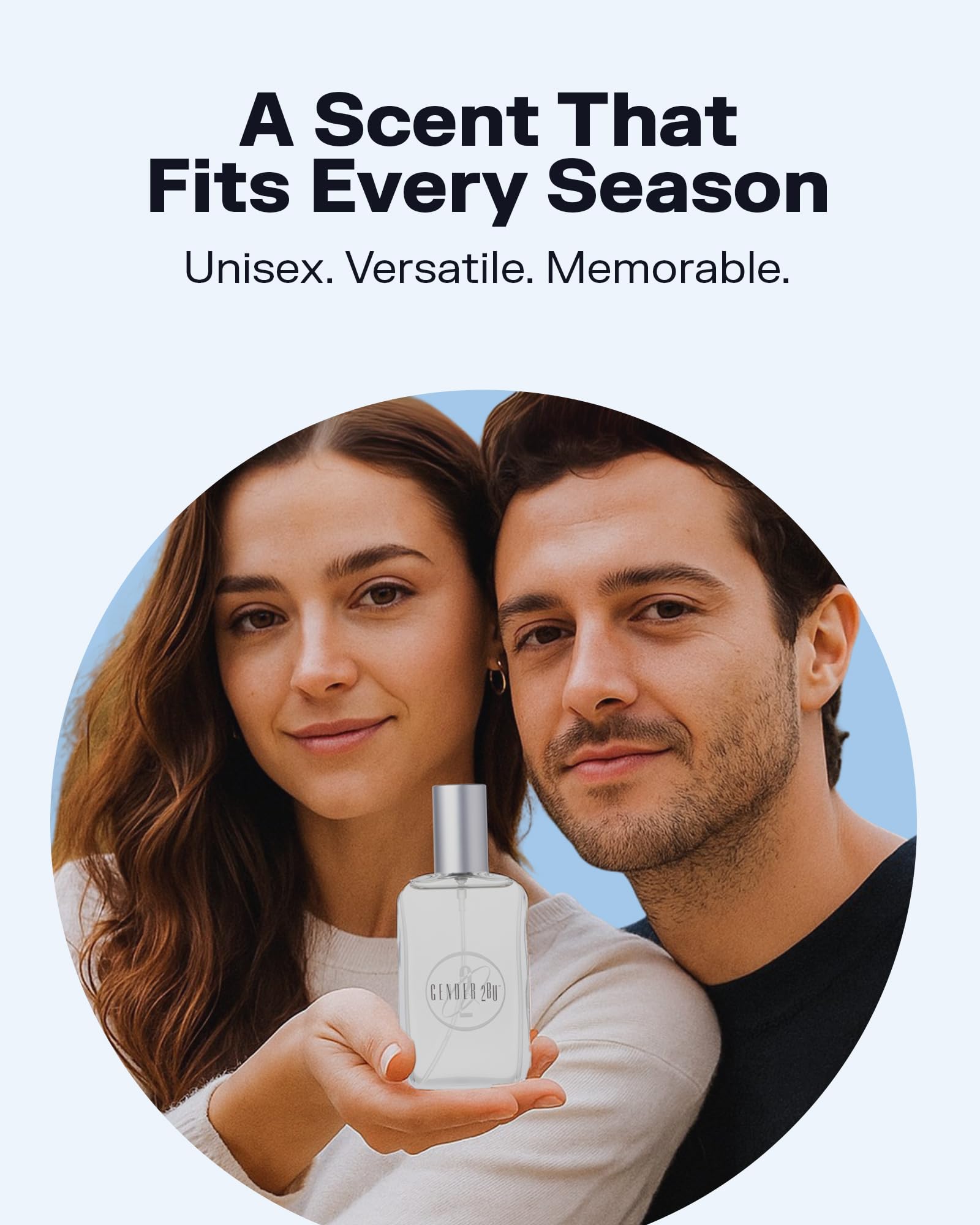 PB ParfumsBelcam Gender 2BU product shot communicates modern, inclusive branding.