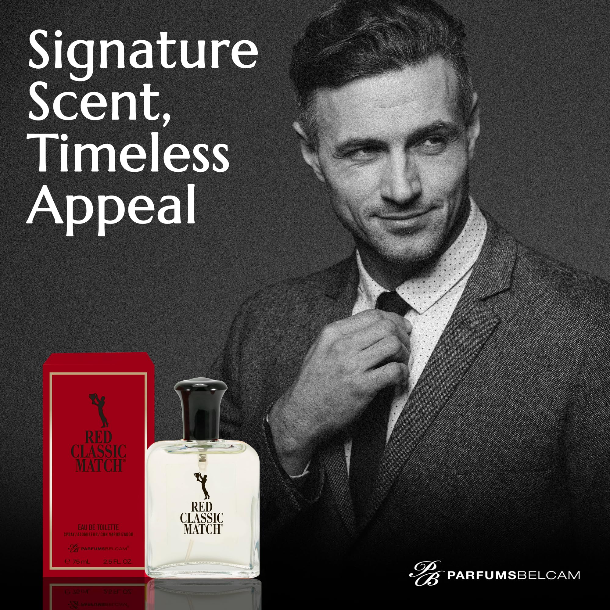 PB ParfumsBelcam Red Classic Match with amber glow, sensory richness suggested.