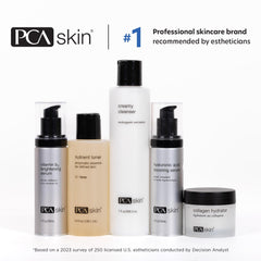 PCA SKIN Hydrating Toner bottle highlighting Evening Primrose Oil benefits.