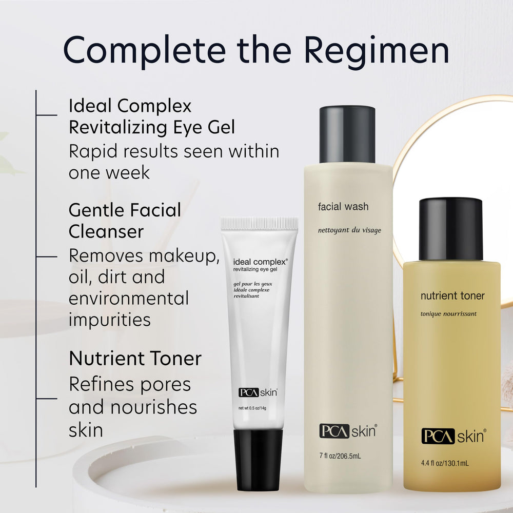 PCA SKIN Ideal Complex Revitalizing Eye Gel suited for twice-daily use