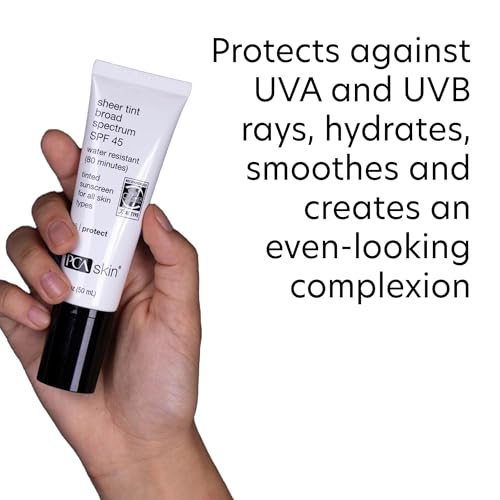 PCA SKIN sunscreen being applied to the face for daily protection