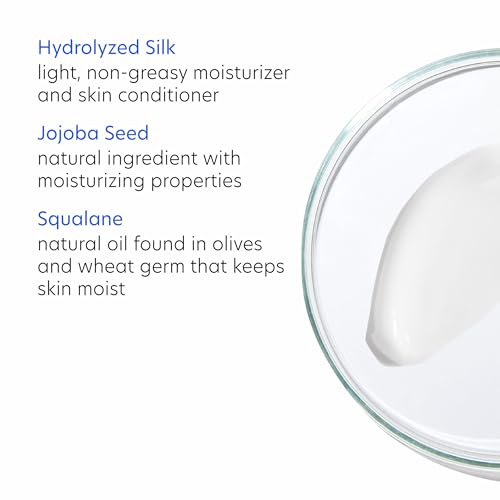 Silk protein contributes to a non-greasy, silky finish for day and night use.
