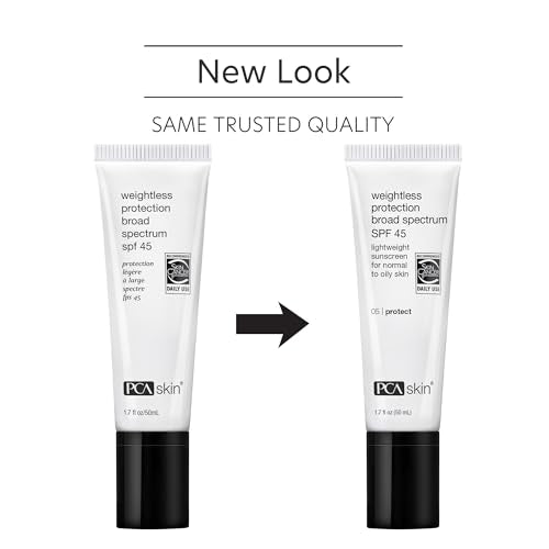Close-up of texture of PCA SKIN Weightless Protection SPF 45 for smooth absorption.