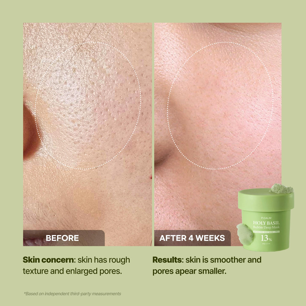 P.CALM Bubble wash-off moment offers a spa-like at-home experience.