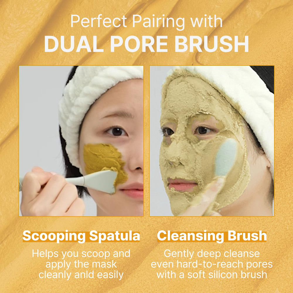 P.CALM Turmeric Bubble Deep Mask crea una sensación de spa en casa durante la rutina.