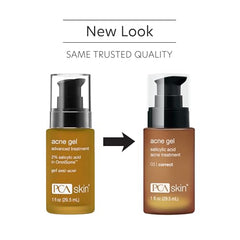 PCA SKIN Acne Spot Treatment Gel applied on clean skin for quick blemish care