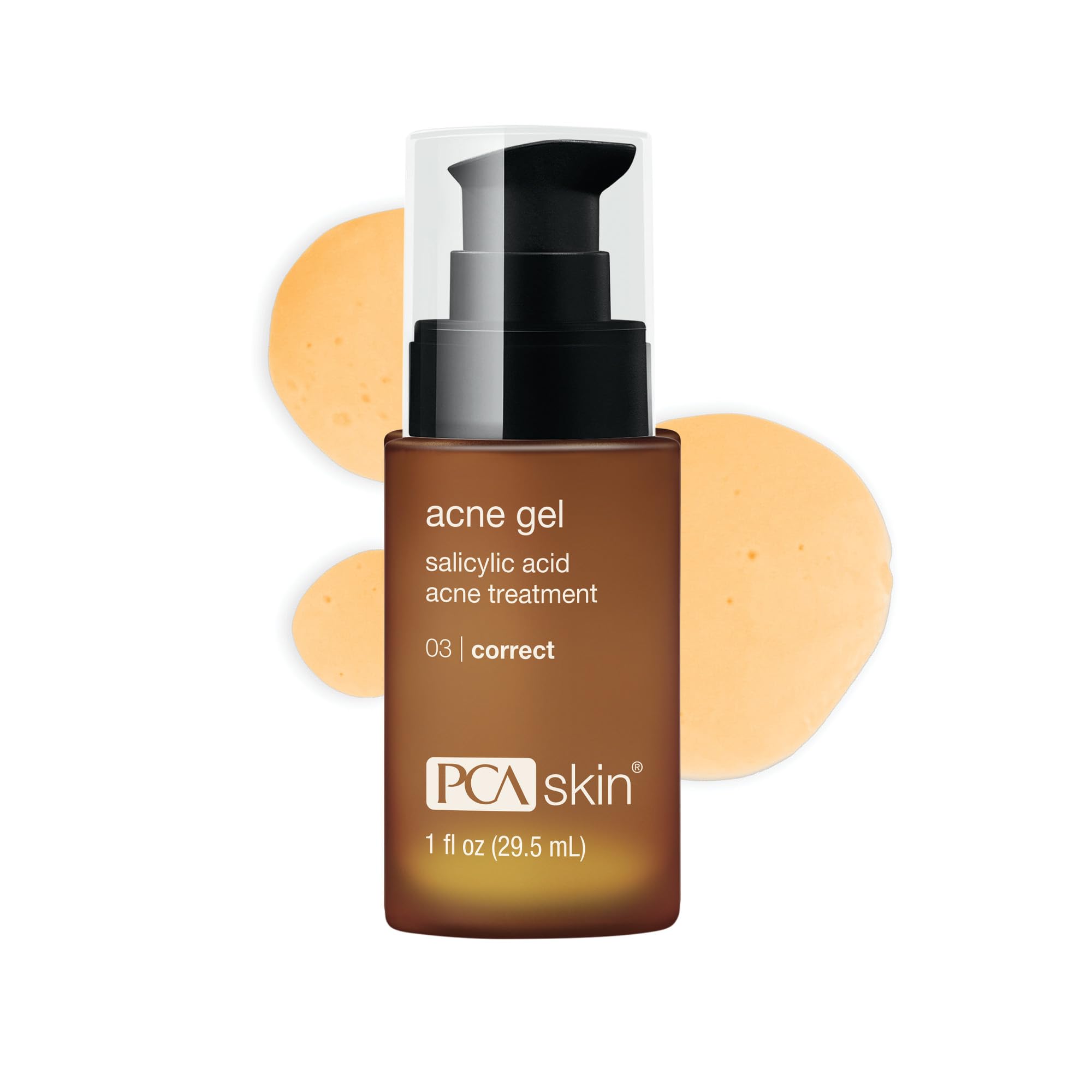 PCA SKIN Acne Spot Treatment Acne Gel bottle with pump for rapid blemish relief