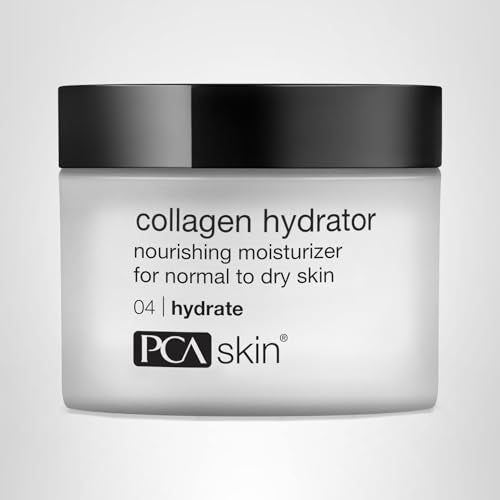 PCA SKIN Collagen Hydrator anti-aging moisturizer tub close-up showing hydration-ready formula.
