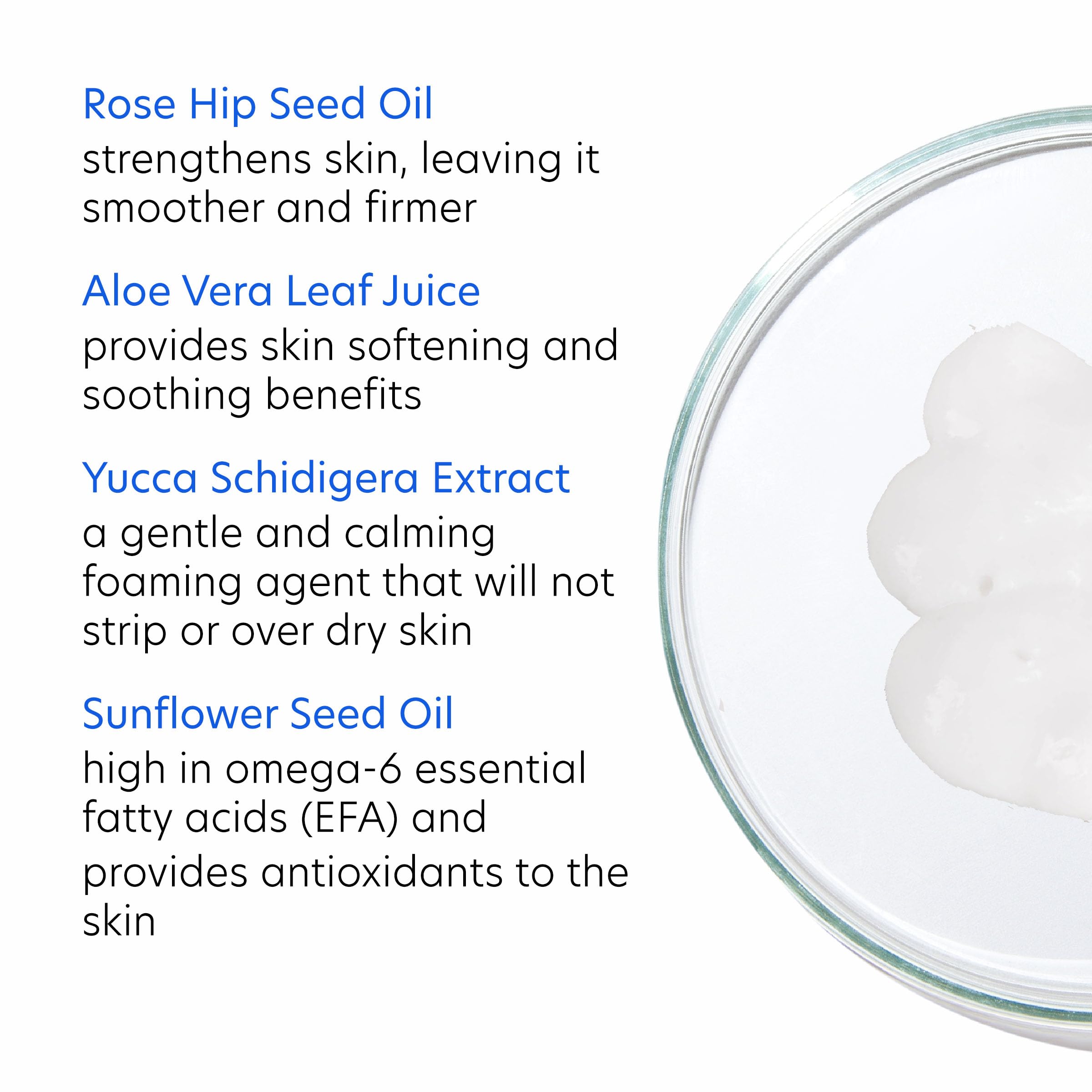 Rose hip oil in PCA SKIN cleanser supports skin resilience.