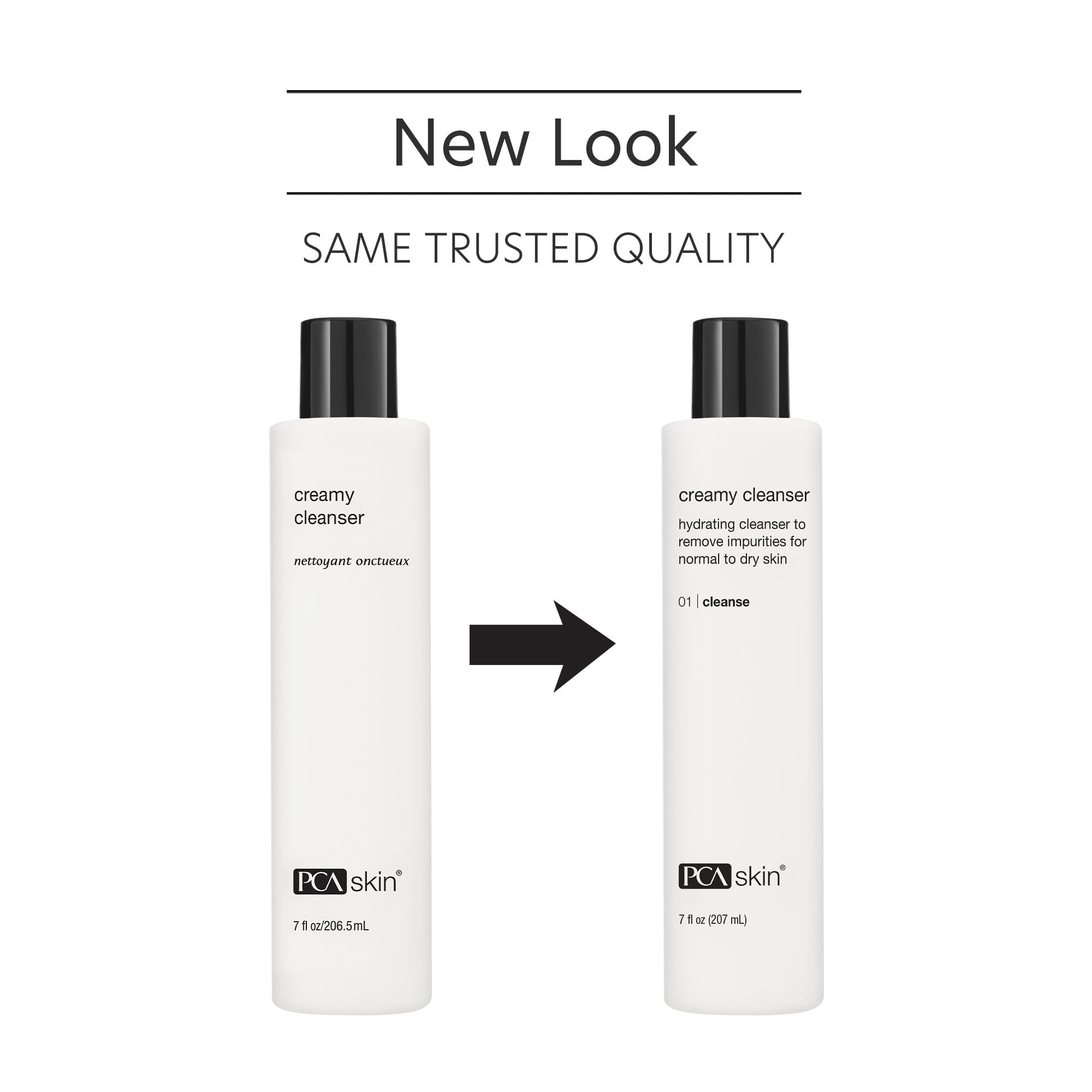 Texture closeup of PCA SKIN cleanser, creamy formula for a hydrating cleanse.