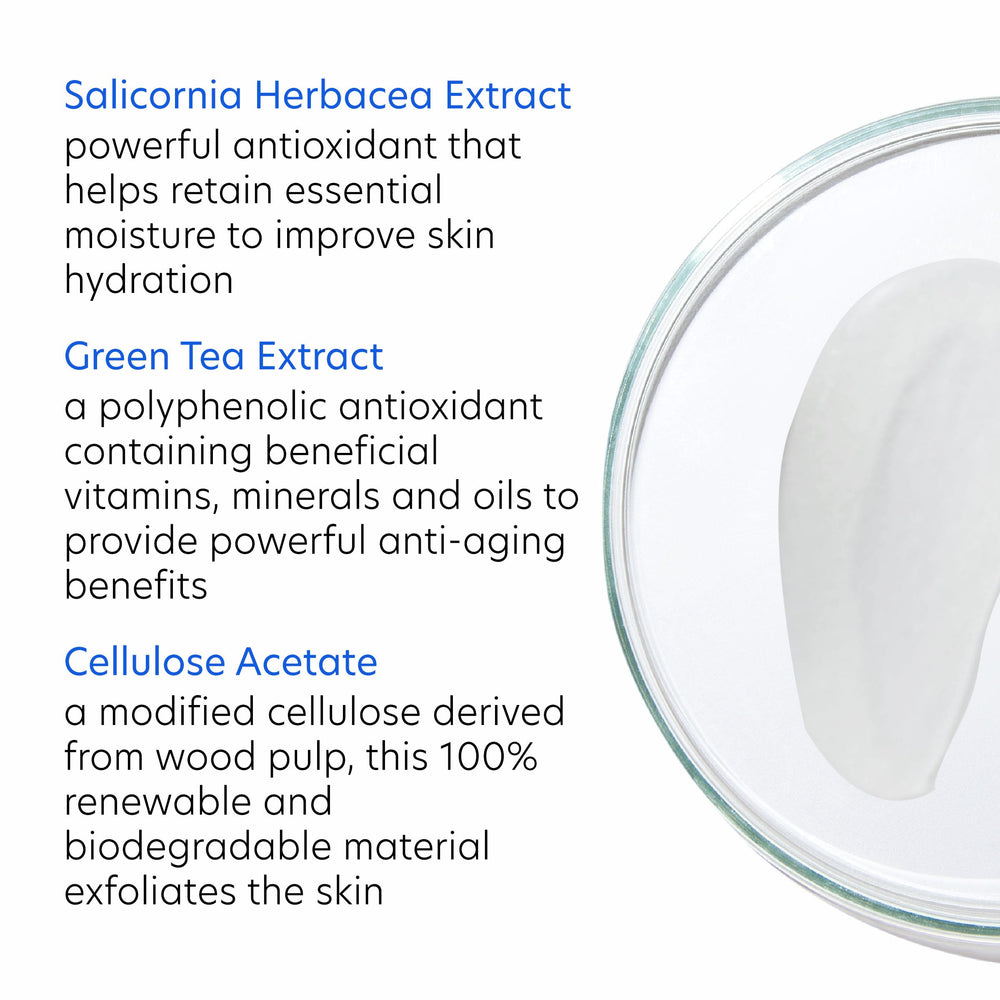 PCA SKIN Daily Face Exfoliant Cleanser packaging on shelf for easy shopping.