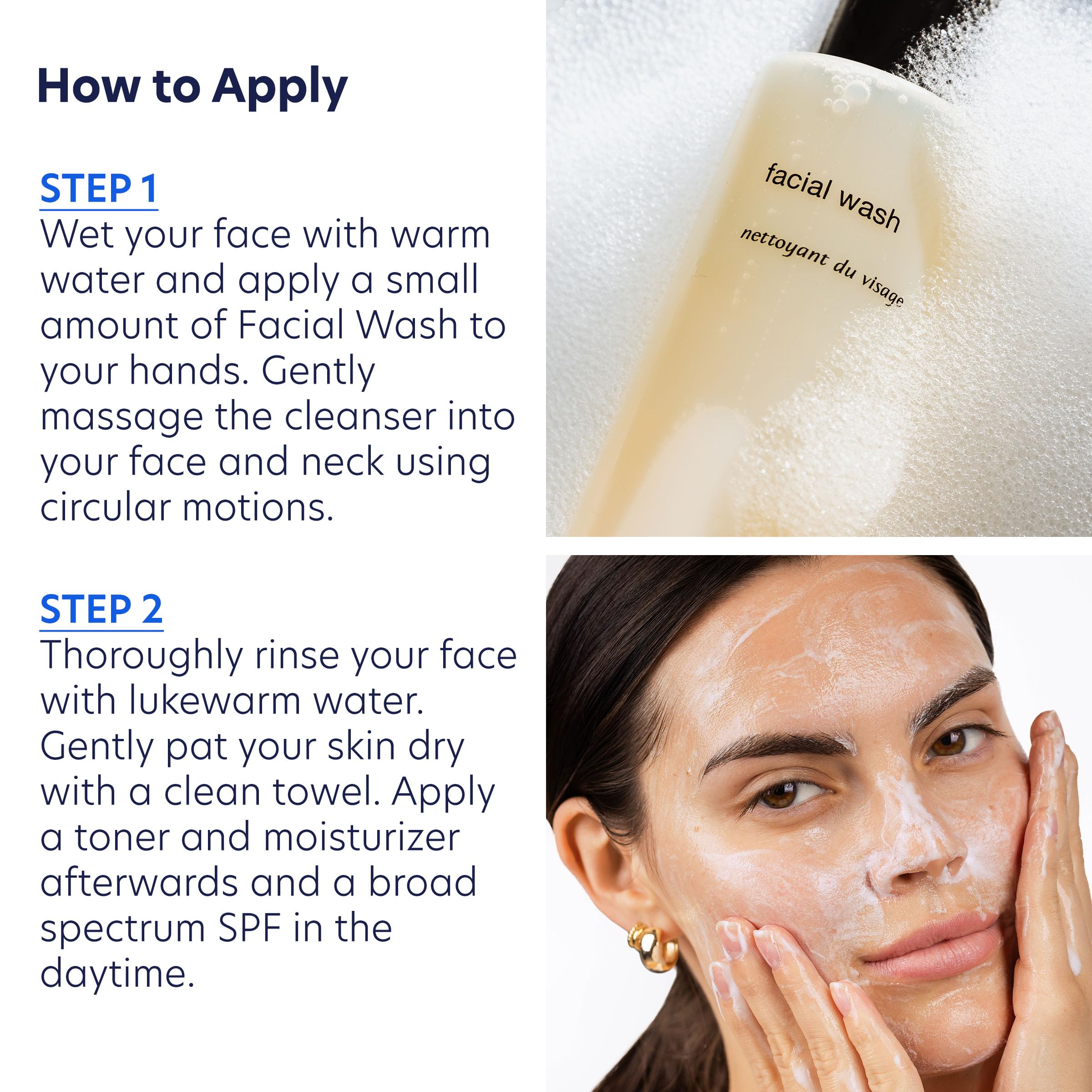 PCA SKIN Gentle Foaming Face Wash with lactic acid for light exfoliation