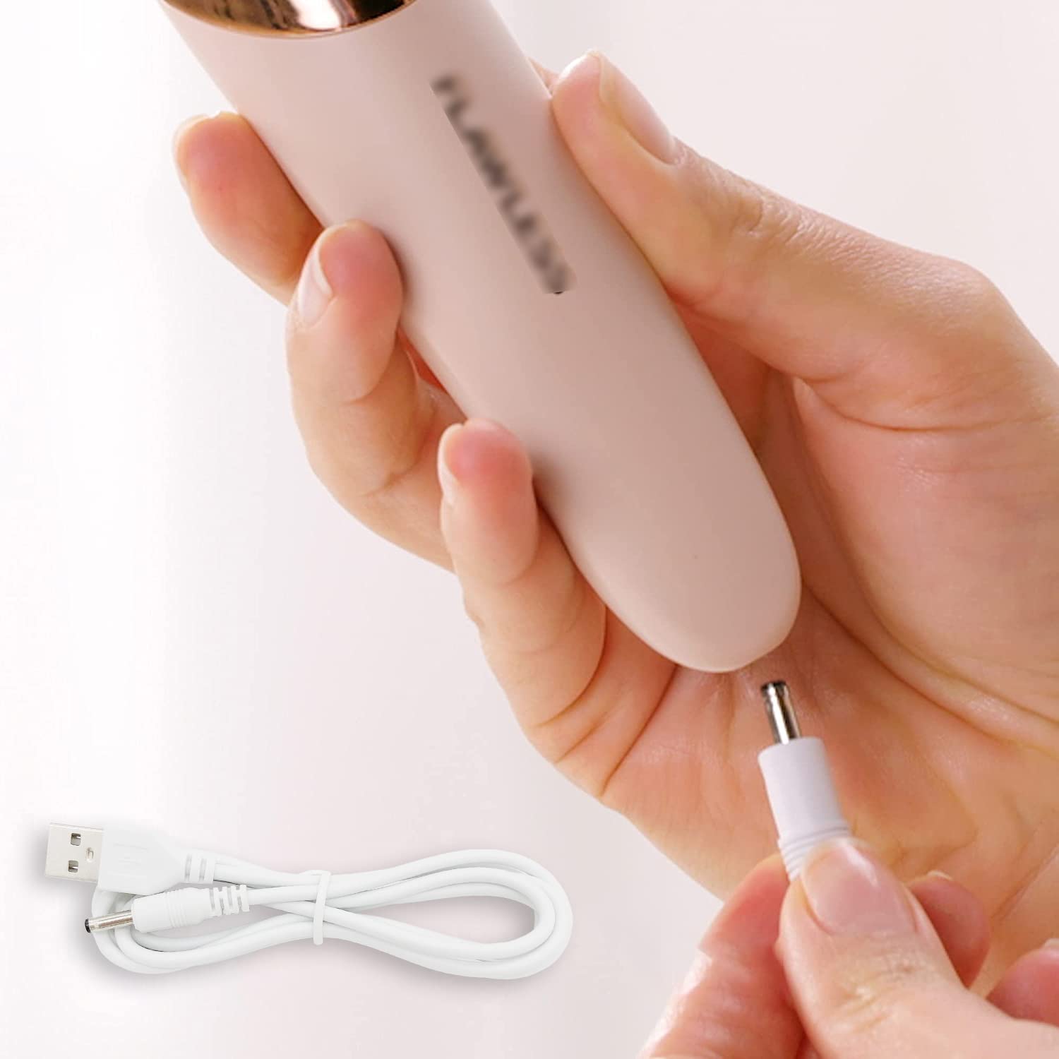 PDEEY travel-ready charger cable keeps Flawless Pedi powered.
